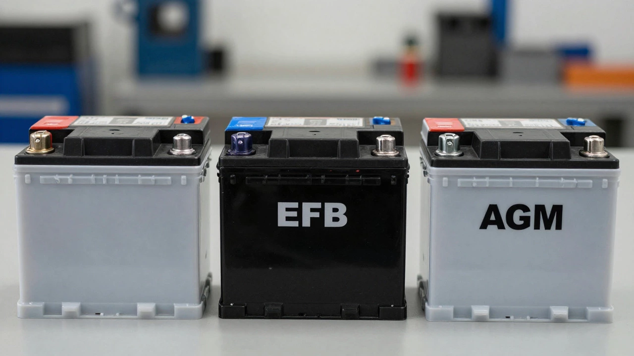 Сравнение типов аккумуляторов: обычный, EFB и AGM